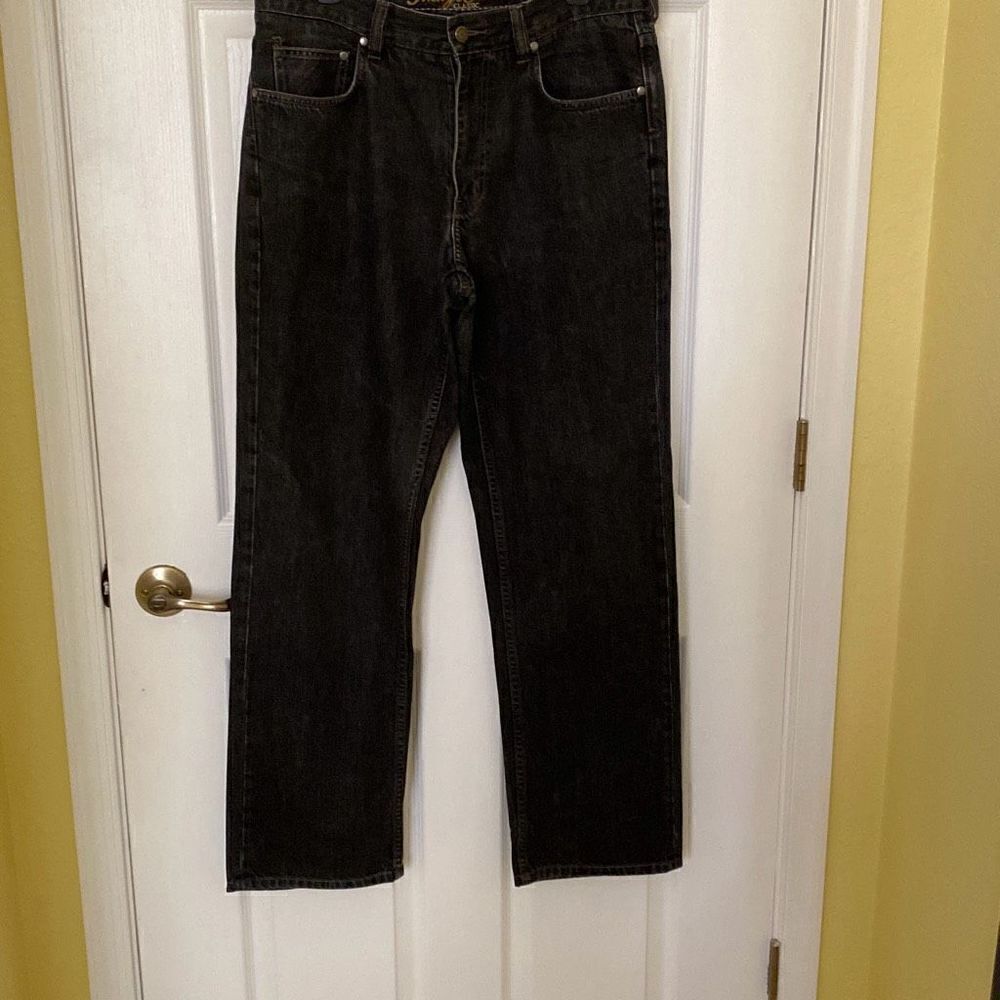 Mens Indigo Palms by Tommy Bahama Black Jeans, Size 35 x 34